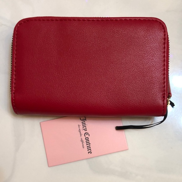 Juicy Couture Cool Red Love Never Dies Multi Compartment Bifold Wallet NWT - Picture 7 of 16